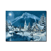 Paint by Numbers Winter Village